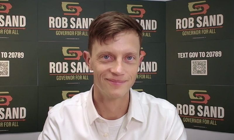 Rob Sand, Iowa's State Auditor, sits for an interview with Iowa Starting Line.