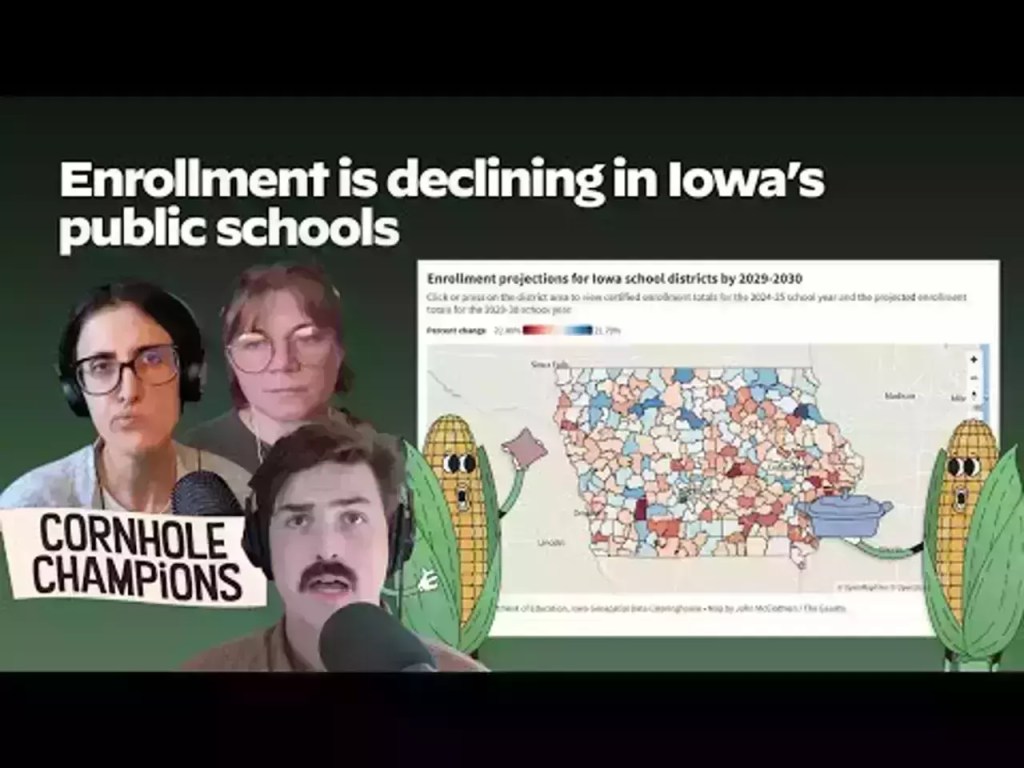 WATCH: Fewer students in Iowa schools, fewer dollars for Iowa students (PT 1) – Cornhole Champions #37