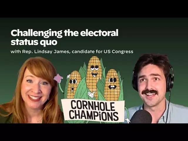 WATCH: Pastor and state Rep. Lindsay James takes on US Rep. Ashley Hinson (PT 3) – Cornhole Champions #36
