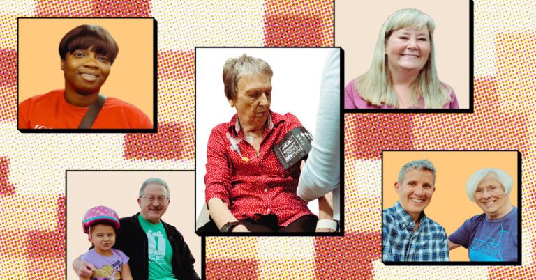 Clockwise from top left: Leah Fisher of Waterloo, Gano Whetstone of Des Moines, Karen Kinney of Waterloo, AnMarie Rodgers of Oakland, California (formerly of Newton), and Rick Widman of Altoona (formerly of Storm Lake). (Graphic by Iowa Starting Line)