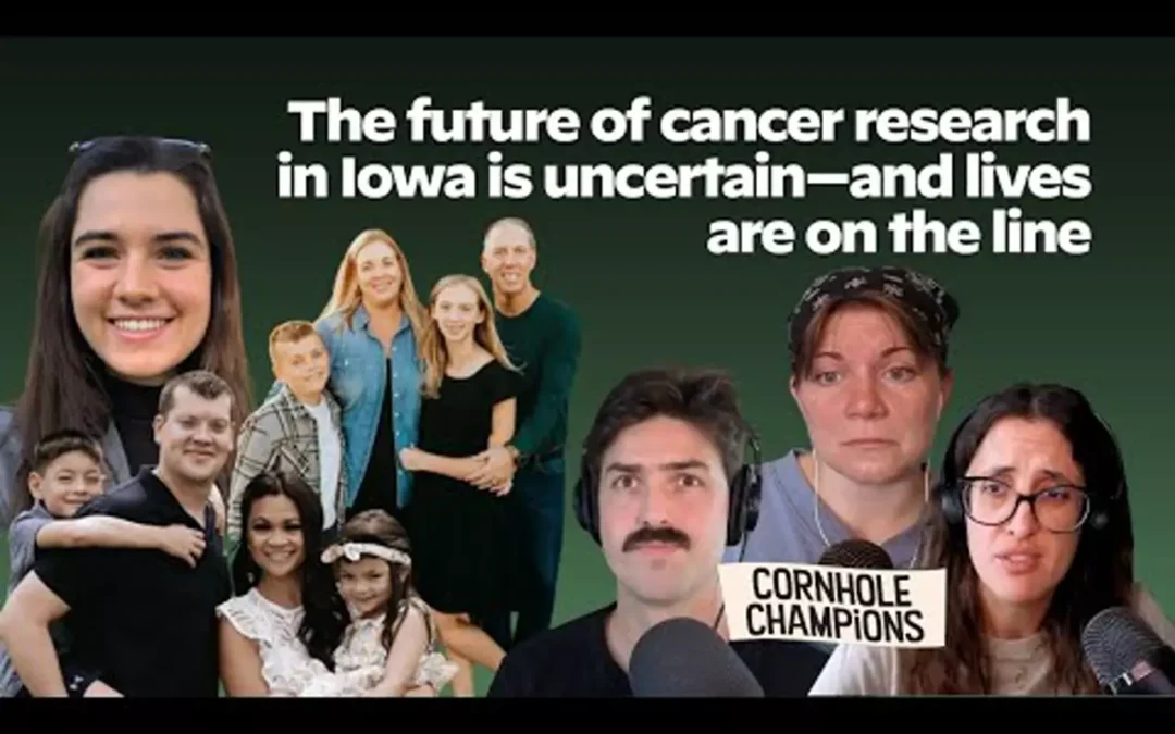 WATCH: Iowa cancer research funding cut by $33 million under Trump (PT 3) – Cornhole Champions #35
