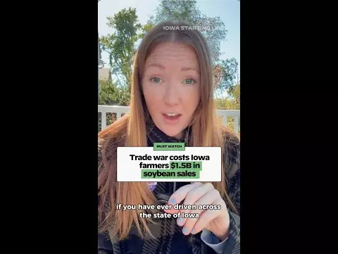 WATCH: Trade war costs Iowa farmers $1.5 billion in soybean sales