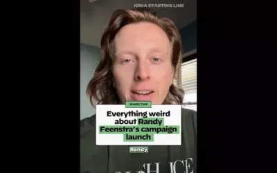 WATCH: Everything weird with Randy Feenstra’s governor campaign launch