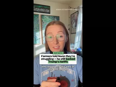 WATCH: Rep. Zach Nunn still backed Trump’s tariffs after farmers told him they’re struggling