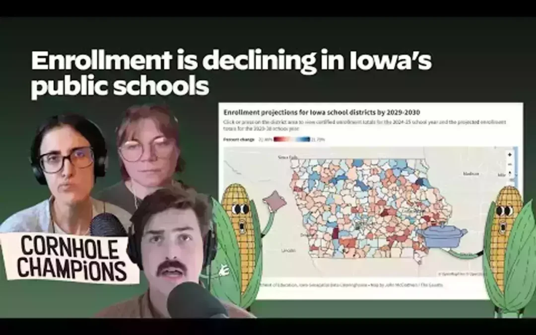 WATCH: Fewer students in Iowa schools, fewer dollars for Iowa students (PT 1) – Cornhole Champions #37