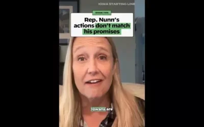 WATCH: Rep. Zach Nunn’s actions don’t match his promises