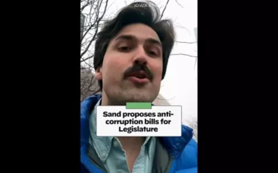 WATCH: Rob Sand proposes anti-corruption bills for Iowa Legislature