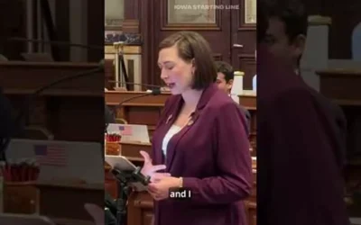 WATCH: Iowa Sen. Catelin Drey reveals cancer diagnosis on Senate floor