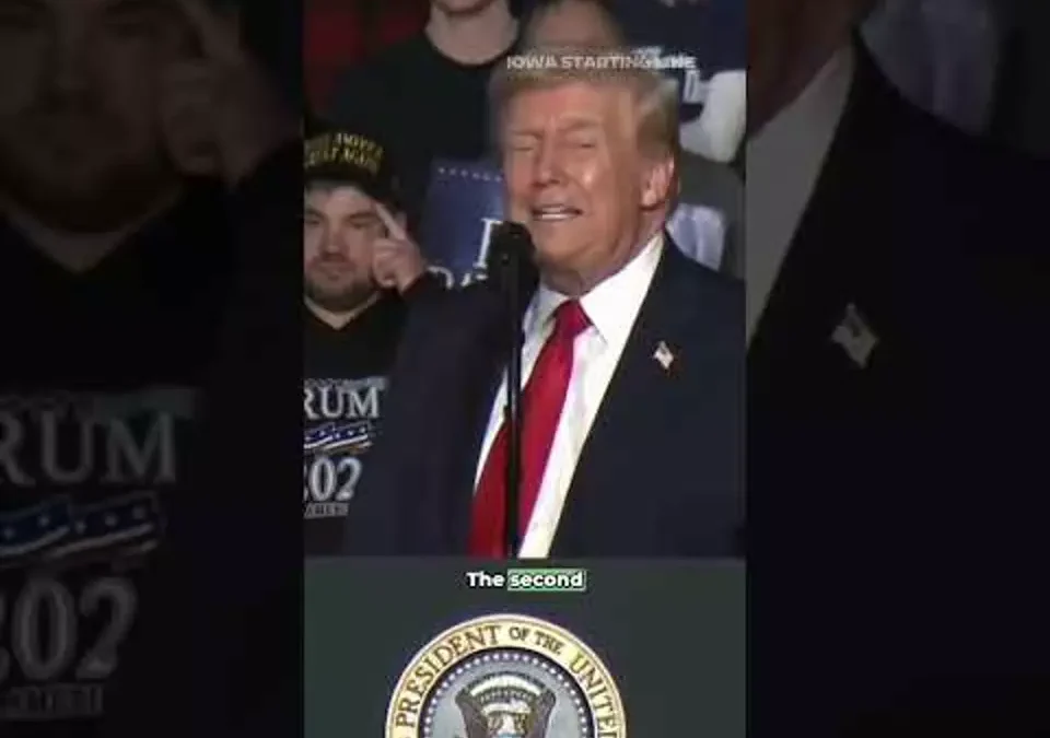 WATCH: Trump asks Iowa crowd if he should run for president a fourth time