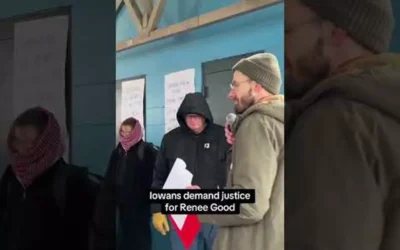 WATCH: Iowans demand justice for Renee Nicole Good