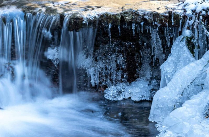 While some of Iowa’s waterfalls transform into solid walls of ice, others are unique “warm” springs that continue to flow even in the coldest months.