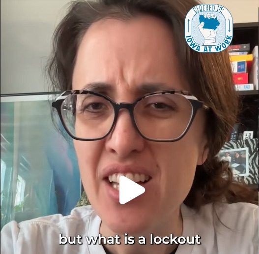 Screenshot of Clocked In video with the on-screen text, "But what is a lockout"