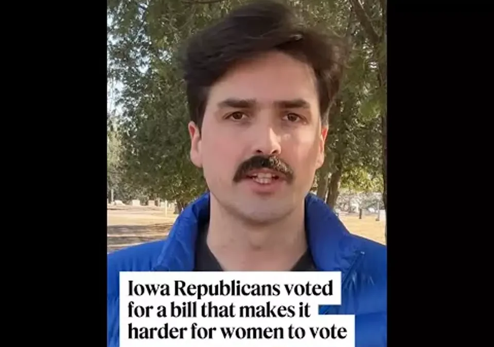 WATCH: Iowa Republicans voted for a bill that makes it harder for women to vote