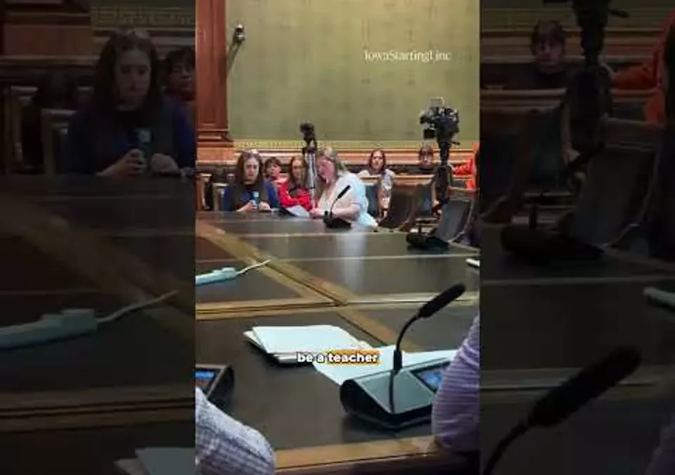 WATCH: Iowa high schooler speaks out against Don’t Say LGBTQ+ bill for grades 7-12