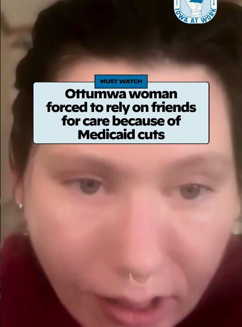 With Medicaid slashed, Iowa woman relies on unpaid friends for help