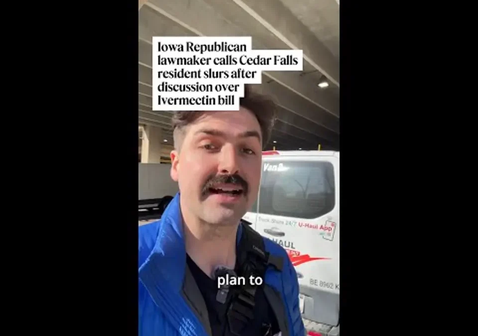 WATCH: Iowa Rep. Jeff Shipley called a Cedar Falls resident slurs over the Ivermectin bill