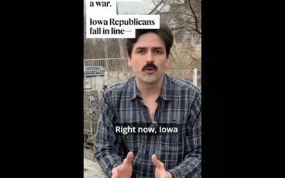 WATCH: Trump starts a war. Iowa Republicans fall in line