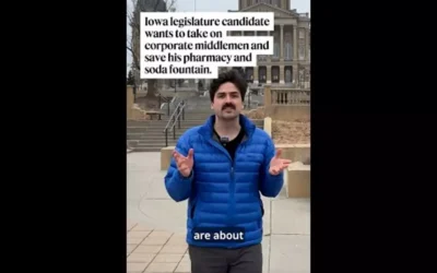WATCH: Iowa candidate Brad Magg takes on corporate middlemen to save local pharmacy