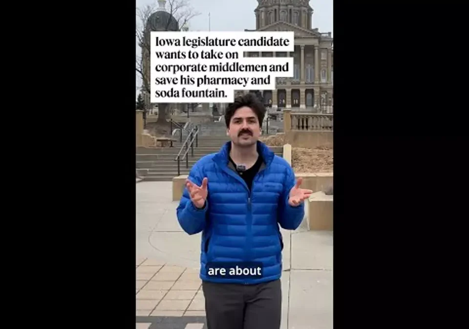 WATCH: Iowa candidate Brad Magg takes on corporate middlemen to save local pharmacy