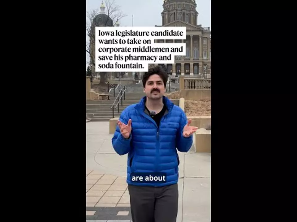 WATCH: Iowa candidate Brad Magg takes on corporate middlemen to save local pharmacy