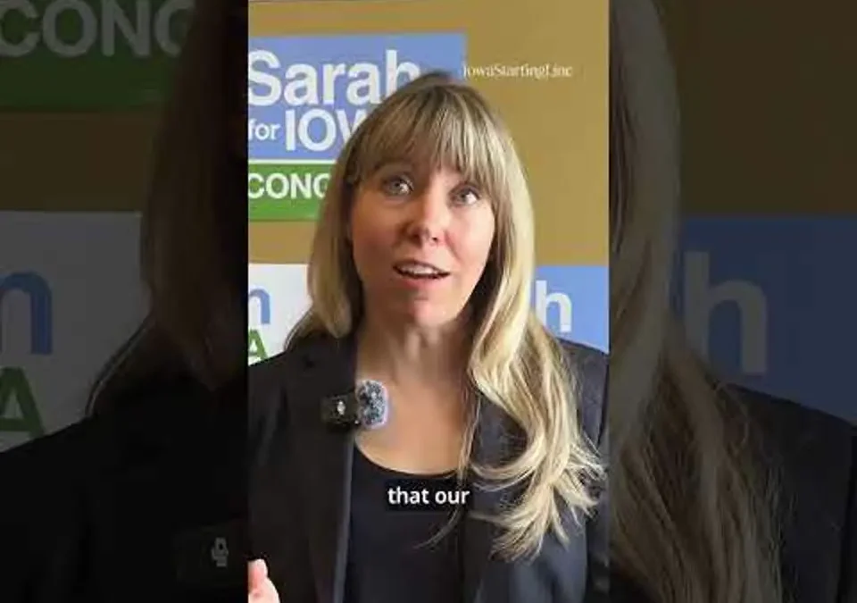 WATCH: Dem candidate Sarah Trone Garriott hears of Ottumwa health care woes