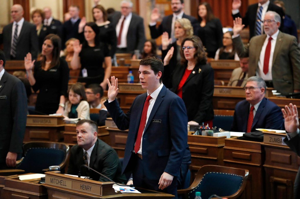 Joe Mitchell took a homestead tax credit in Mount Pleasant while living in Des Moines, records show