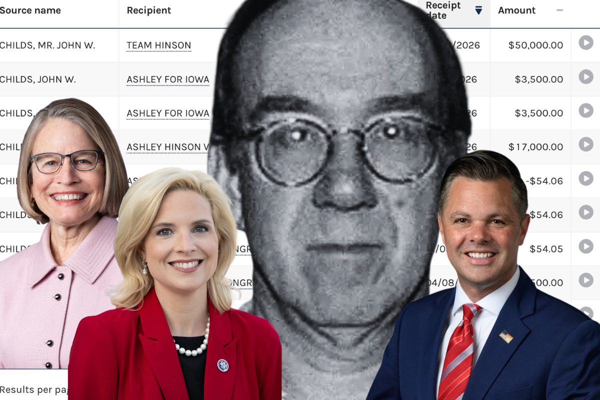 Ashley Hinson, Iowa GOP accepted donations from megadonor accused in 2019 sex trafficking sting