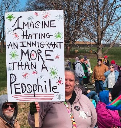 No Kings Des Moines protest in March 2026. (Courtesy of reader Joanna S.)