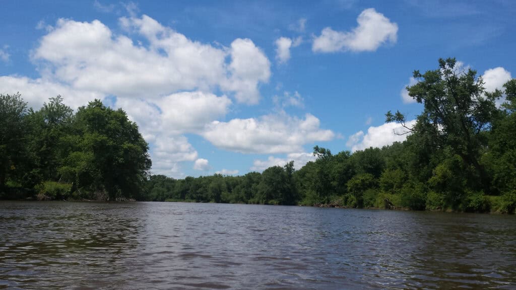 The Wapsi River is a winding river perfect for paddlers looking for a bit of a trip. (Marsen/Shutterstock)